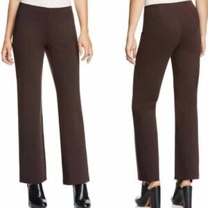 Eileen Fisher Ponte Knit Pull On Pants Chocolate Brown Size Woman's Medium